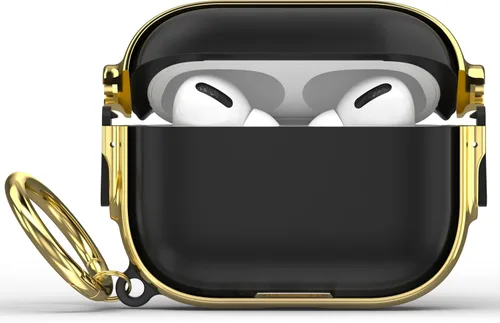 Vista 30 de Maxjoy Funda para AirPods 3 con cerradura, funda protectora rígida de 3ª generación para AirPod de 3ª generación para mujeres y hombres con llavero