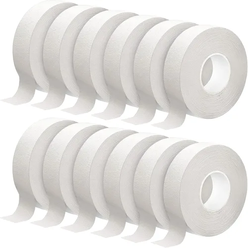 Vista 8 de Leelosp 6/12 Roll Hockey Tape Each 1 Inch x 63 ft Multipurpose Bat Cloth Tape Athletic Accessories Blade and Handle Hockey Stick Accessories for