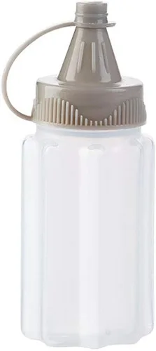Vista 3 de 4 botellas exprimibles de mermelada, botella exprimible para salsas, mini caja de condimentos para salsas, botella transparente para barbacoa