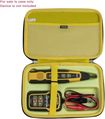 Vista 2 de adada Funda rígida de viaje para Klein Tools VDV500-820 / Klein Tools VDV500-063 Toner-Pro Tracer Tone Generator + Sonda trazadora de cable