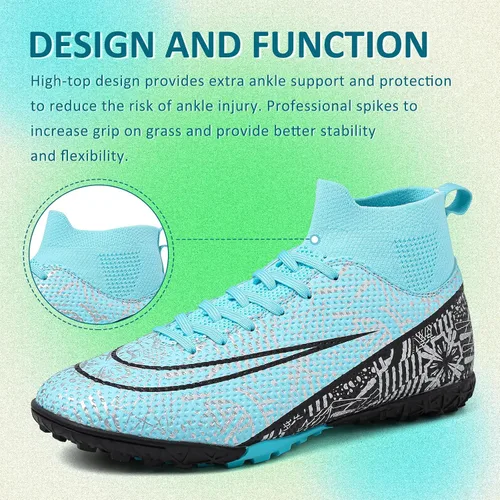 Vista 3 de CBUSTER Soccer Cleats Mens Women Indoor Outdoor Soccer Shoes for Big Boy AGFG