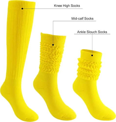 Vista 3 de UTTPLL Calcetines largos de algodón para mujer, calcetines largos de algodón para dormir, hasta la rodilla, para gimnasio, calcetines para botas