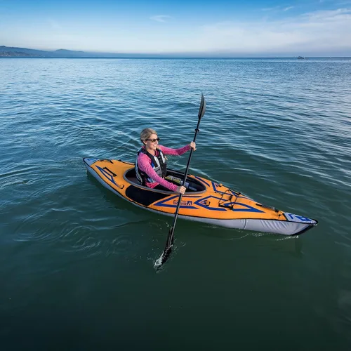 Vista 3 de Advanced Elements - AdvancedFrame Sport Inflatable Kayak - Lightweight Day Touring Kayak with Bag and Pump