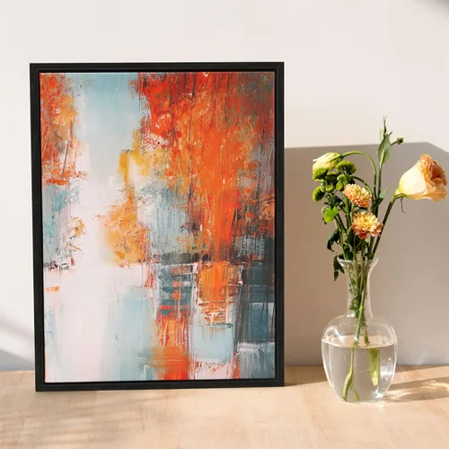 Vista 8 de FOLKOR Floating Frame for 8x10 Inch Canvas Painting with 0.6-0.8" Deep, 2 Pack Canvas Floater Frame Living Room Decor, Wall Art frame for Prints Oil