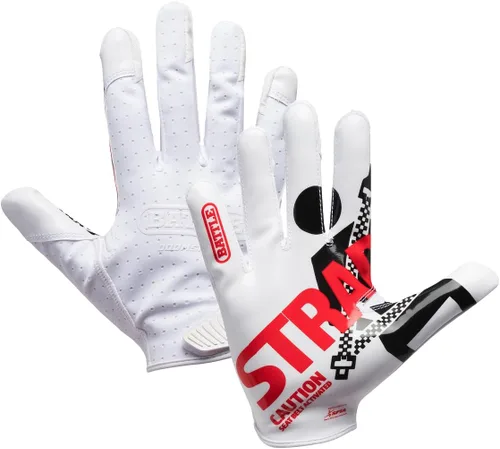 Vista 33 de Battle Guantes deportivos con receptor de velocidad Doom Blanco