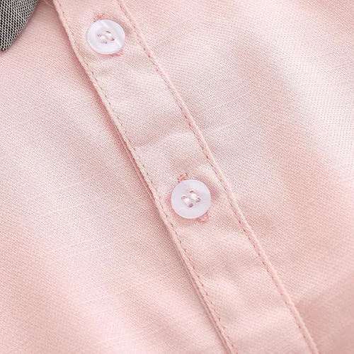 Vista 4 de Camisa de manga larga con botones y pajarita para bebés y niños pequeños