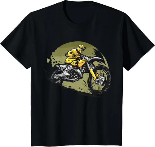 Vista 46 de Camiseta de motocross Supermotard Enduro, Negro, S