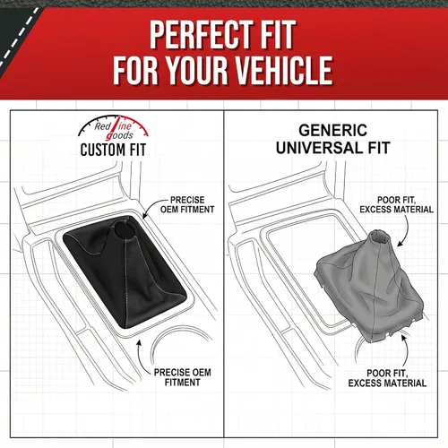 Vista 2 de RedlineGoods Maleta de cambio compatible con Nissan Skyline R32 1989-93. Hecho a medida, no universal. Cuero negro italiano de primera calidad