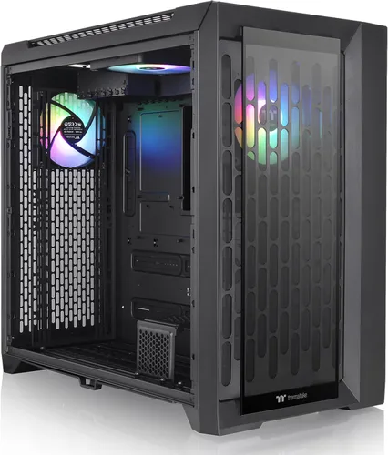 Vista 11 de CTE E600 MX Negro Mid Tower E-ATX Funda con diseño de eficiencia térmica centralizada; malla intercambiable y panel frontal TG; soporte de montaje