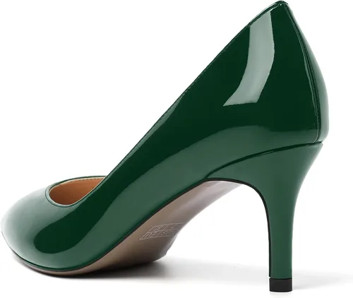 Vista 7 de Zapatos de tacón medio para mujer con puntera puntiaguda y puntera puntiaguda de 2.5 pulgadas