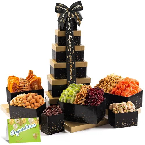Vista 22 de NUT CRAVINGS - Cesta de regalo de frutas secas y nueces mixtas