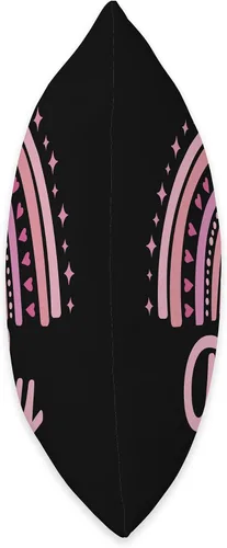 Vista 2 de Personalized Name Mothers Day outfit For Women Name - Almohada divertida para mujer, diseño de arcoíris rosa, 16 x 16 pulgadas, multicolor