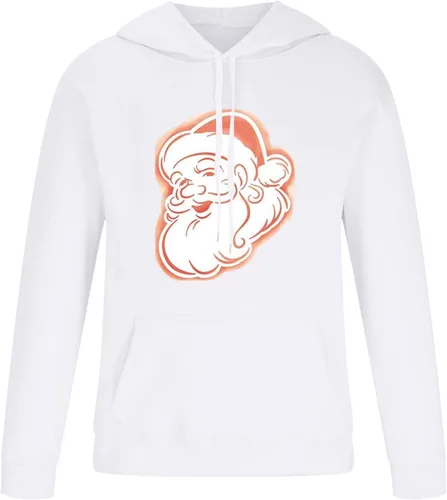 Vista 3 de Vifucz Sudaderas informales con estampado navideño para hombre, sudadera con capucha de otoño, invierno, manga larga con bolsillo