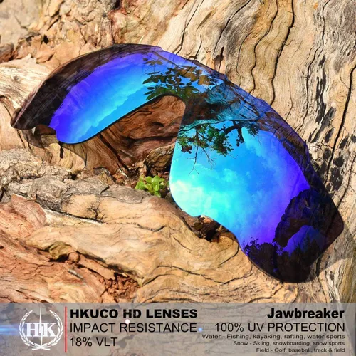 Vista 2 de HKUCO Lentes de repuesto para hombre Oakley Jawbreaker