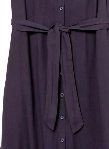 Vista 5 de Tienda Essentials - Vestido de manga corta con botones y moño delantero para mujer