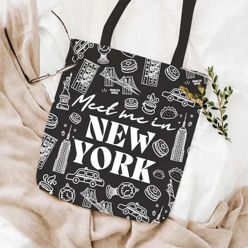 Vista 3 de WCGXKO Bolsa de regalo para despedida de soltera de Nueva York