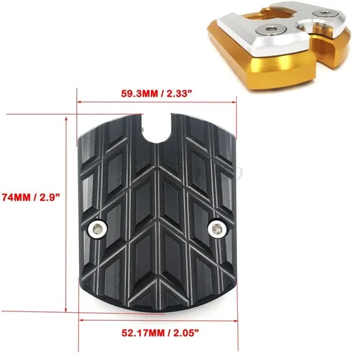 Vista 6 de NBX- Soporte lateral para placa de soporte para YAMAHA XMAX 125/250/300 GOLD