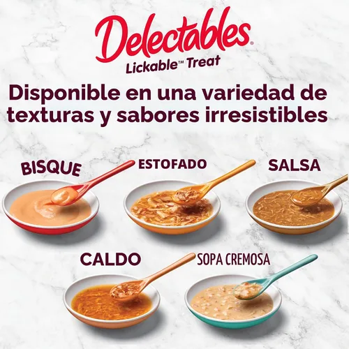 Vista 6 de Hartz Delectables - Golosinas húmedas para gatos, atún, 12 unidades - 3270011057