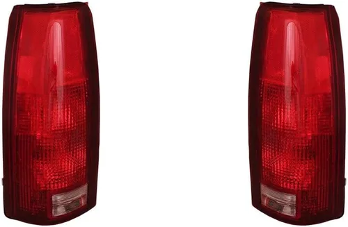 Vista 7 de Para Chevy C1500 / C2500 / C3500 / K1500 / K2500 / K3500 Conjunto de luz trasera 1988-2000 lado del conductor para GM2800104 5977867