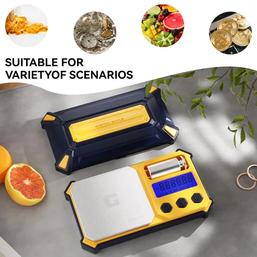 Vista 7 de GRAM PRES - Báscula digital de bolsillo de 10.58 oz x 0.00 oz de precisión, pequeña alta Precision Portable Scale Digital Weight Grams and Oz for
