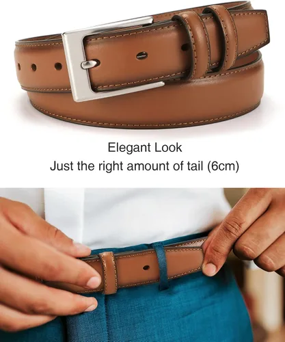 Vista 5 de CHAOREN Mens Belts Leather 1 18" for Gift Men - Perfect Companion to Mens Dress Shoes