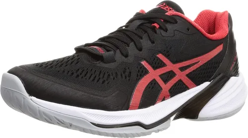 Vista 12 de ASICS Zapatos de voleibol Sky Elite FlyteFoam 2 para hombre Negro/Lima Burst