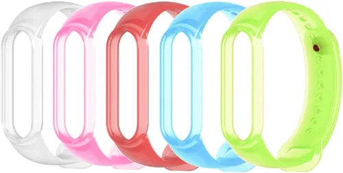 Vista 15 de Senter Banda de repuesto de correa de reloj de silicona suave para Xiaomi Mi Band 5 y Mi Band 6 Smart Watch