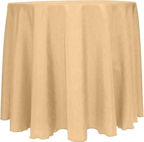 Vista 27 de Mantel reversible de satén Shantung de Ultimate Textile Majestic 96" redondo, Satin, Paquete de 2
