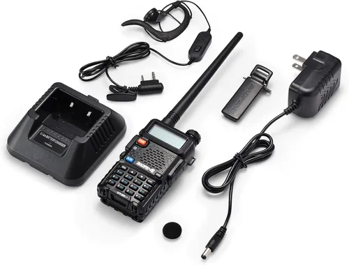 Vista 6 de 【Versión UV-5R compatible con FCC】 BAOFENG GT-5R radio bidireccional de doble banda, radio portátil UHF VHF para aficionados (Ham) para adultos