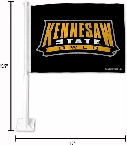 Vista 5 de Rico Industries NCAA Alabama Crimson Tide Maroon - Bandera de coche de doble cara