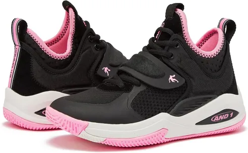 Vista 6 de AND1 Gamma 4.0 SS - Tenis de baloncesto para niños y niñas, tenis de baloncesto geniales con correa, talla 11 a niño grande 7 para niños