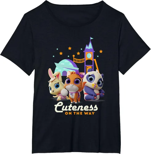 Vista 31 de Disney Camiseta Junior T.O.T.S. Cuteness On the Way Negro
