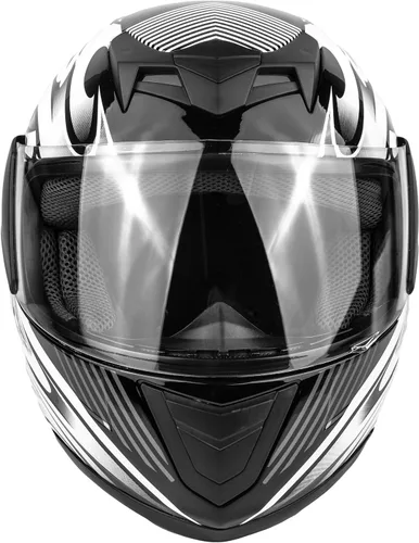 Vista 4 de Typhoon Youth Casco de motocicleta de cara completa para niños
