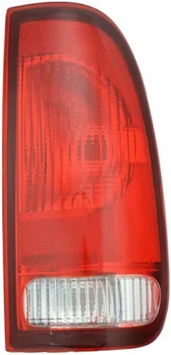 Vista 3 de Luz trasera trasera transparente carcasa negra para Ford F150 1997