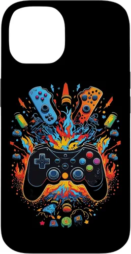 Vista 4 de Gamer Aesthetic Graphic Gaming Video Games Boys Teens Kids Case for iPhone 17