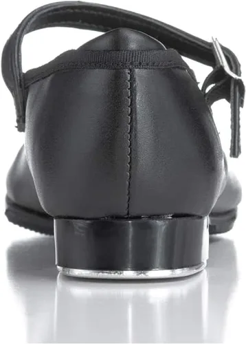 Vista 3 de Theatricals Zapatos Slide Buckle Tap Negro 01.0M T9200C para niñas