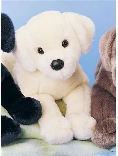 Vista 2 de Douglas Mandy - Peluche de perro de laboratorio amarillo