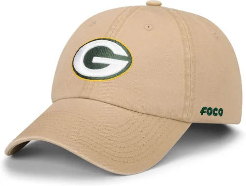 Vista 16 de FOCO NFL Mens NFL Team Logo Khaki Casual Hat Caps
