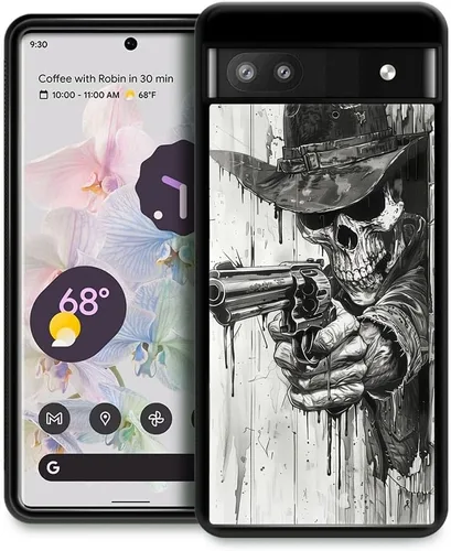 Vista 36 de CARLOCA Funda compatible con Google Pixel 6, diseño gráfico de moda a prueba de golpes, protección antiarañazos y caídas, Google Pixel 6 en blanco