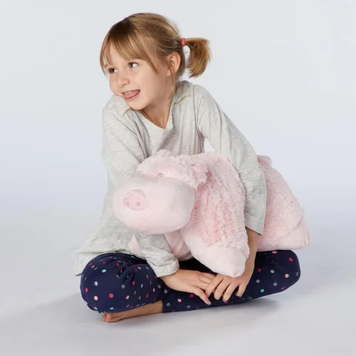 Vista 4 de Pillow Pets Wiggly Pig, juguete de peluche de 18 pulgadas