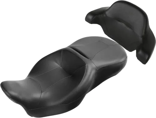 Vista 9 de XMT-MOTO Cojín para Asiento de Conductor y Pasajero Compatible con Harley Davidson Touring Electra Glide Classic 1997-2007