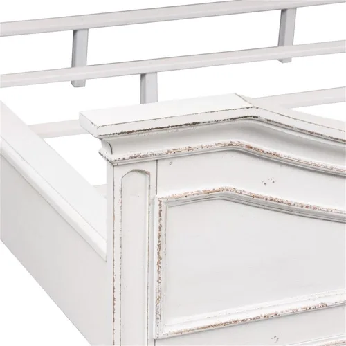 Vista 9 de Liberty Furniture Industries Magnolia Manor King - Cama tapizada, color blanco