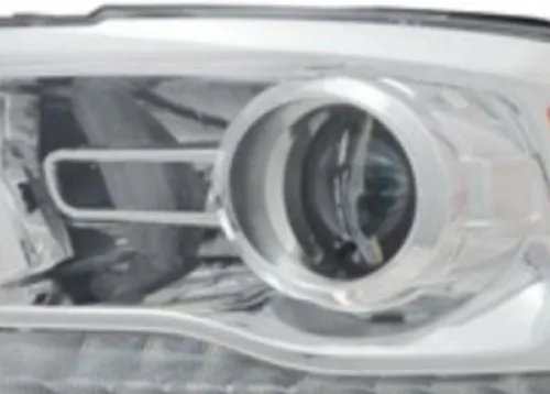 Vista 3 de Conjunto de faros delanteros para Dodge Ram 1500/2500/3500 2013 2014 2015 lado del conductor Halógeno Tipo de proyección Lente transparente