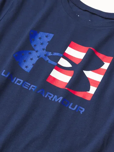 Vista 3 de Under Armour Boys' New Freedom Chest Flag Tshirt
