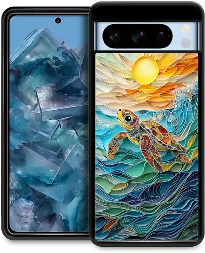 Vista 102 de Compatible con Google Pixel 4A 5G Mobile Case Creative Acrylic Back Panel Silicona Edge Case Slim Protección Especialmente para Google Pixel 4A 5G