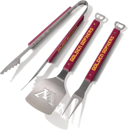 Vista 19 de YouTheFan NCAA Spirit Series - Juego de barbacoa de 3 piezas