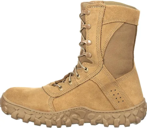 Vista 5 de ROCKY S2V Botas militares tácticas con punta compuesta, talla 10.5 (M) color marrón coyote, Marrón Coyote