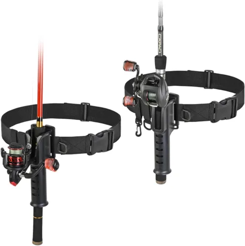 Vista 6 de Soporte para cinturón de caña de pescar, soporte para cinturón de pesca, soporte de caña de pescar, cinturón ajustable para pesca, Negro -, Moderno