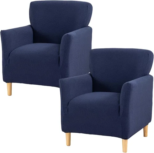 Vista 41 de HAOYONG - Funda elástica de terciopelo para silla de banquete, fundas para sillas de 1 pieza, fundas para sillones de sofá, funda suave para sillón