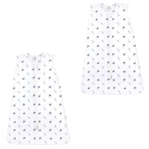 Vista 4 de Luvable Friends - Saco de dormir para bebé sin mangas, diseño unisex, Saco de dormir de algodón sin mangas, saco de dormir, manta, 0-6 meses